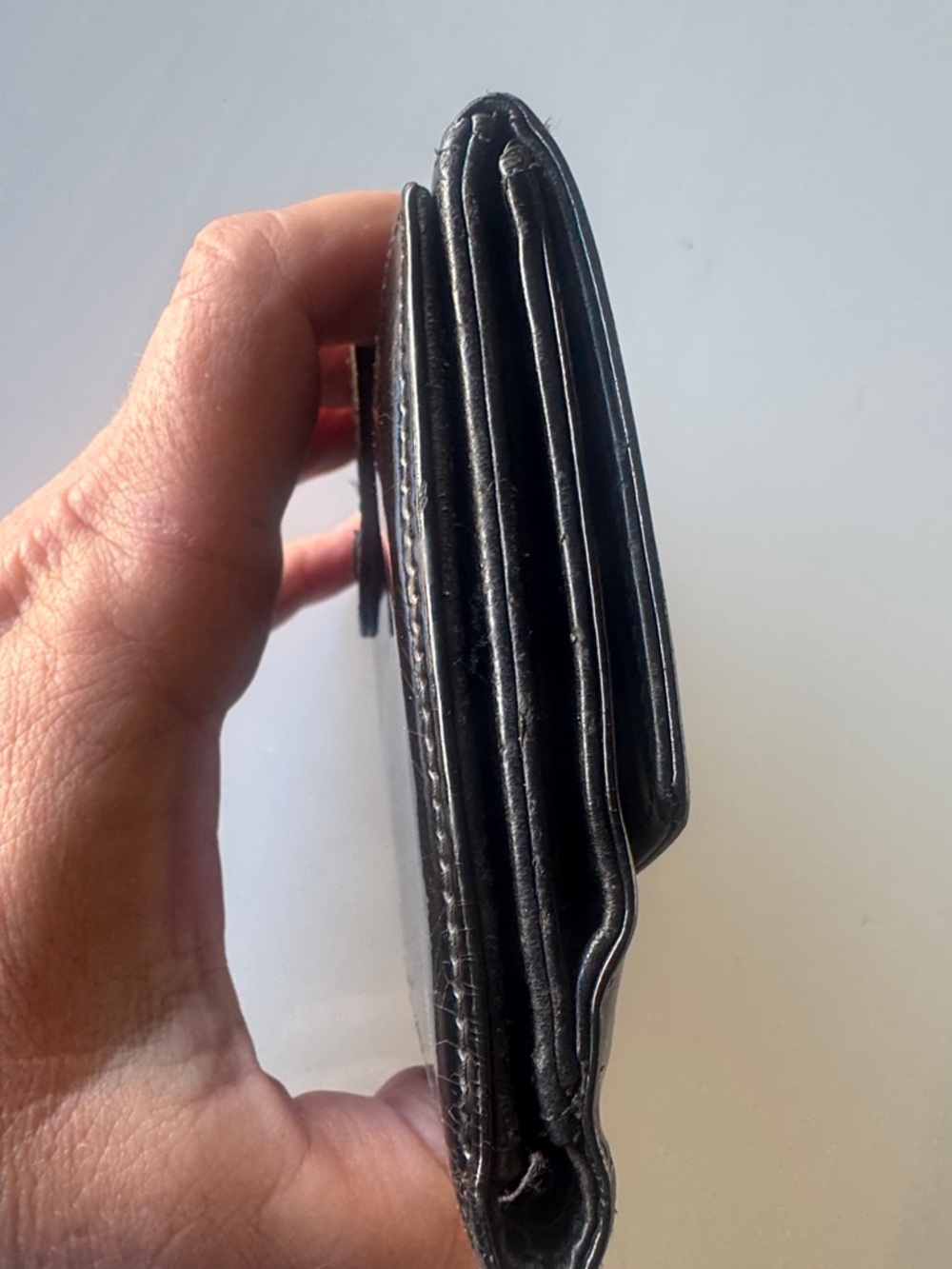 CHANEL Black Patent Leather Wallet with Stitched CC - Picture 11 of 13
